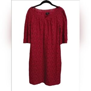 Nicole by Nicole Miller Pink Off-the-Shoulder Sheath Dress